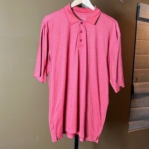Arnold Palmer Red Stripe Polo Size Large